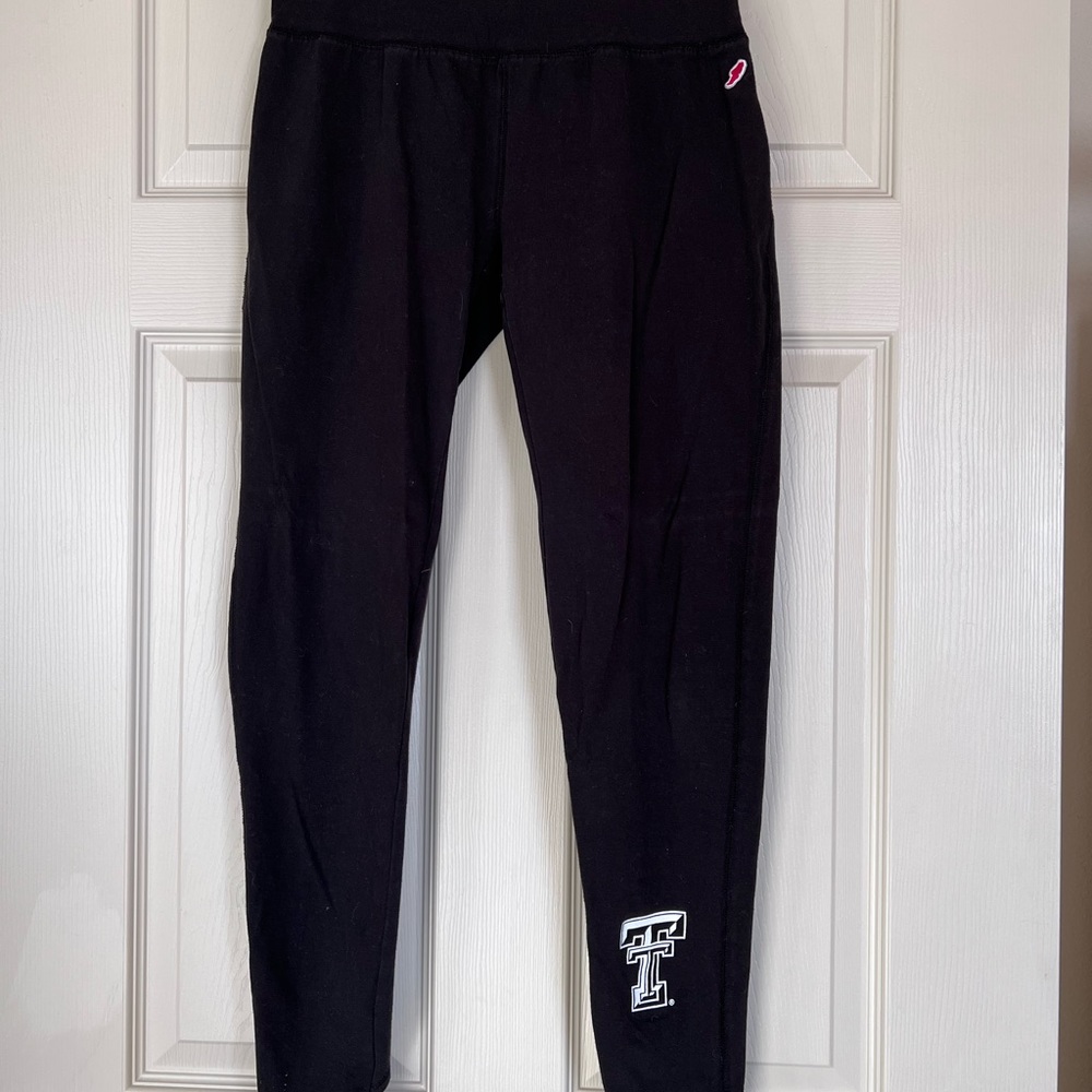 Collegiate League Texas Tech Large Leggings with Stirrup Inset